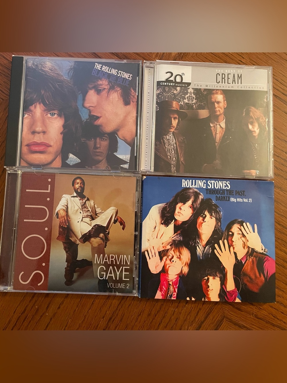 Classic Rock & Soul CD Lot - Rolling Stones, Cream, Marvin Gaye